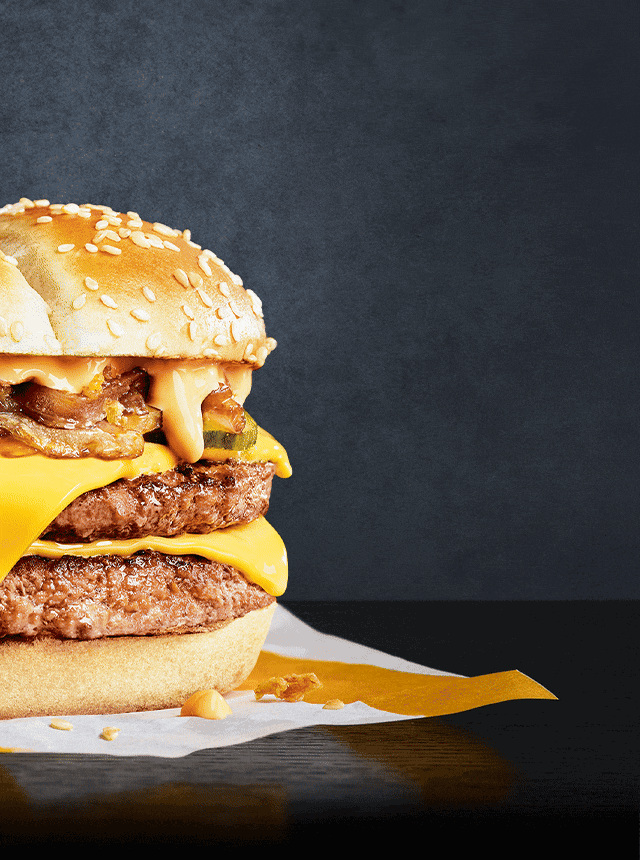 Cheesy beefy cheesy oniony cheesy (Did we say cheesy?)