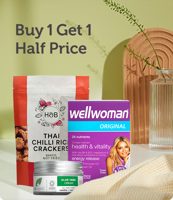 Buy 1 Get 1 Half Price