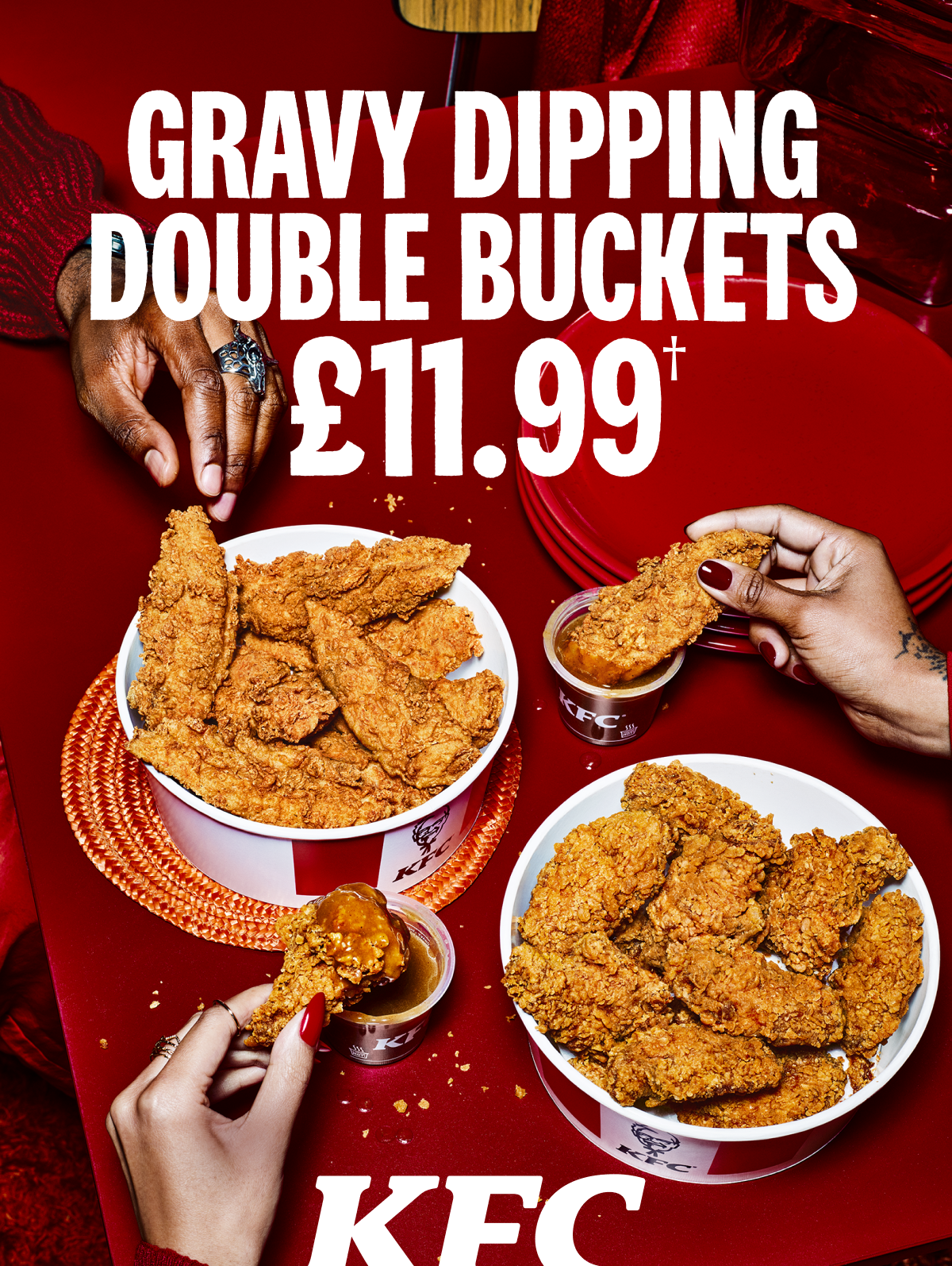 Gravy dipping double buckets £11.99†