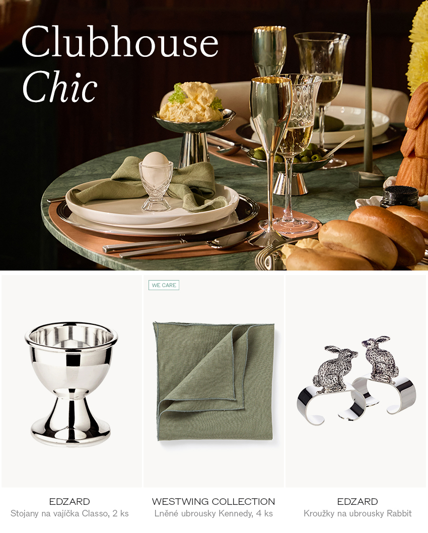 Velikonoce ve stylu clubhouse chic