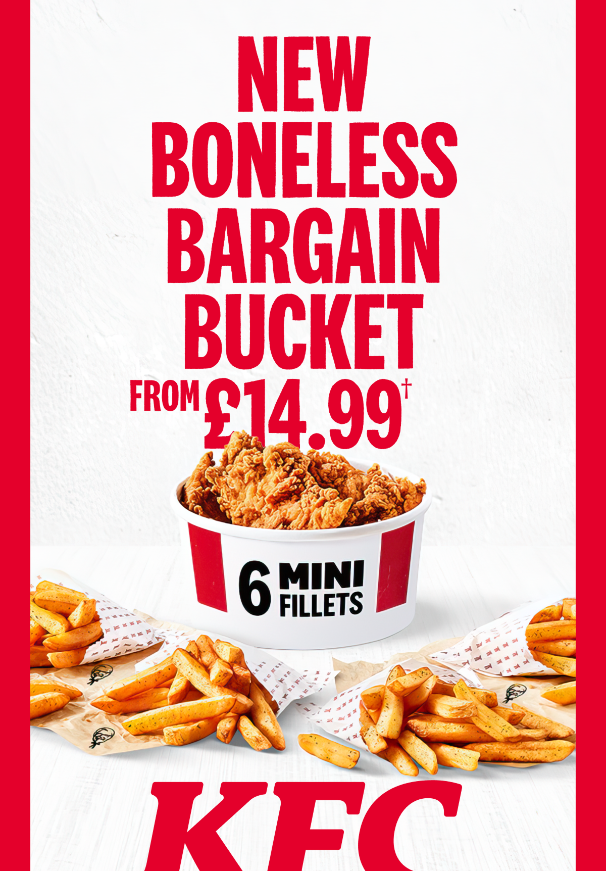 NEW BONELESS BARGAIN BUCKET