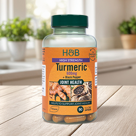 Holland & Barrett High Strength Turmeric with Black Pepper 		