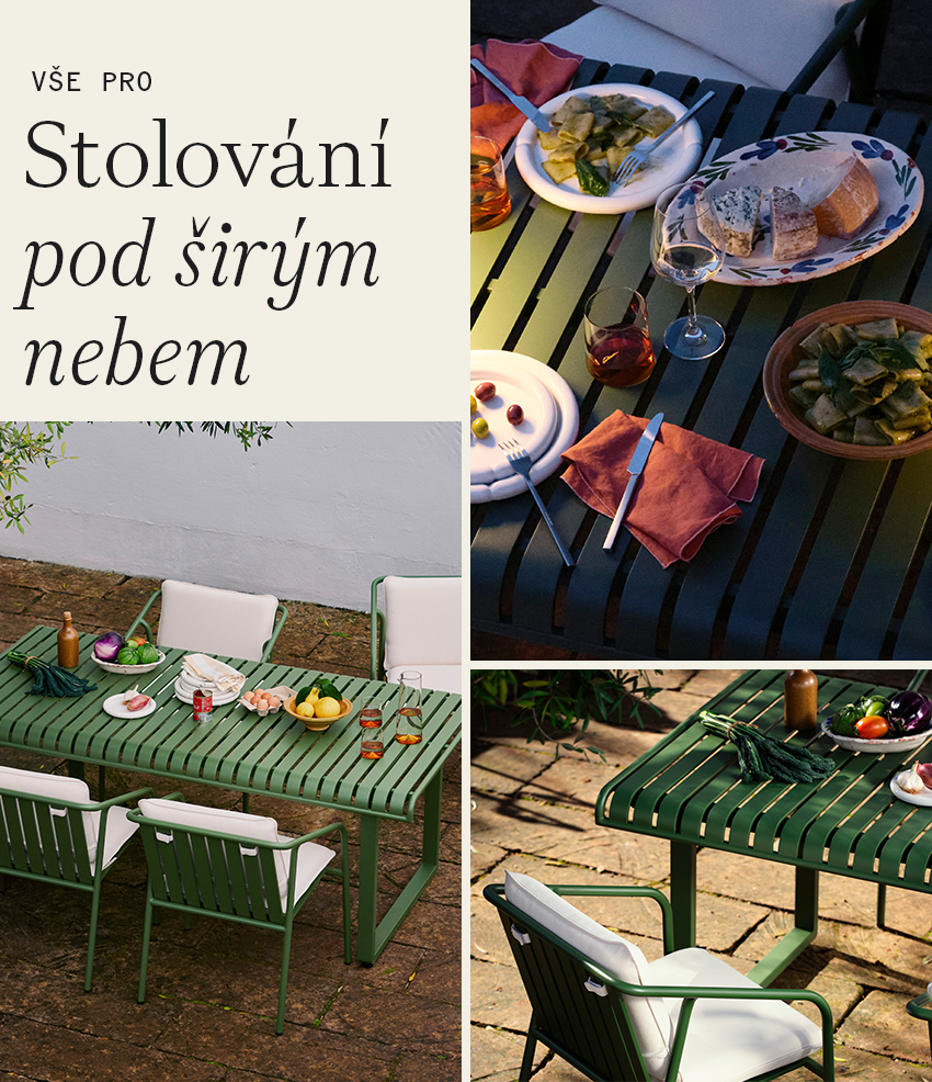 Vše pro venkovní stolování