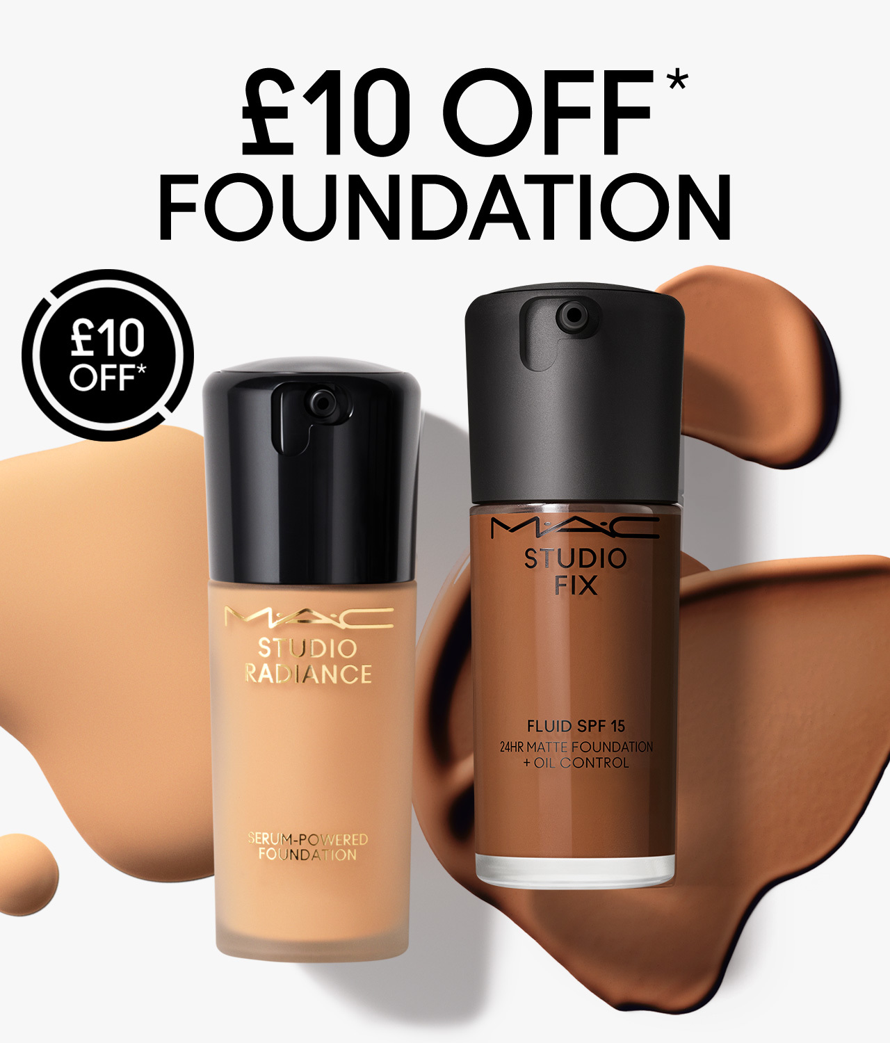 £10 OFF FOUNDATION