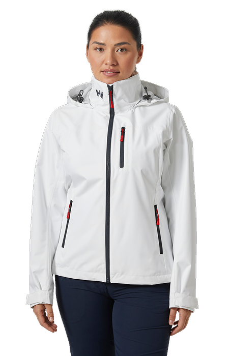 Woman wearing Crew Hooded Sailing Jacket 2.0