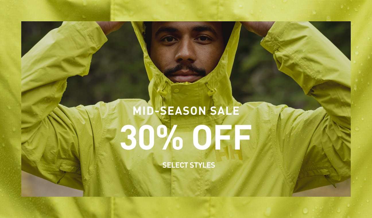 MID-SEASON SALE. 30% OFF SELECT STYLES