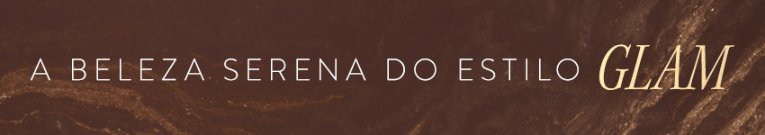 A beleza serena do estilo glam