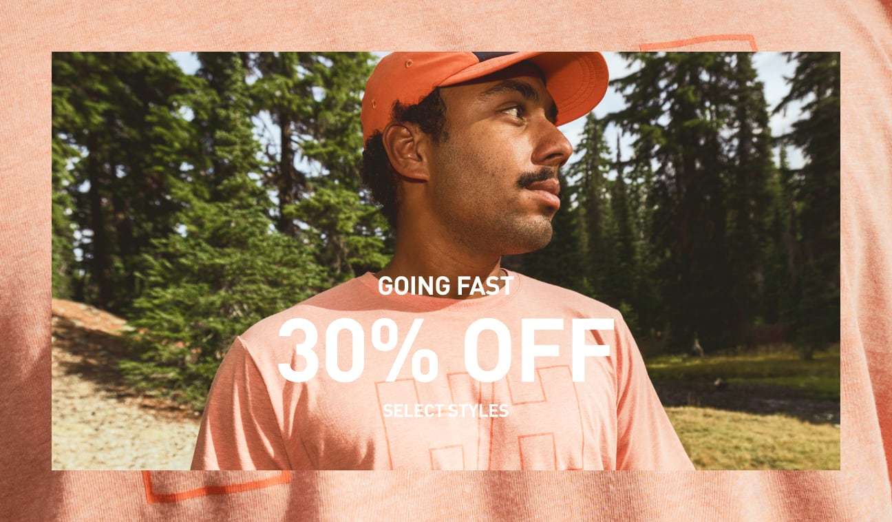 GOING FAST 30% OFF SELECT STYLES