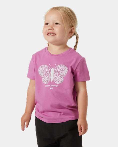 Girl wearing Kids' HH Graphic T-Shirt