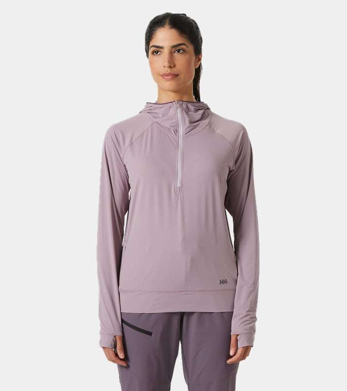 Women's Shine Solen Half-Zip Sun Hoodie