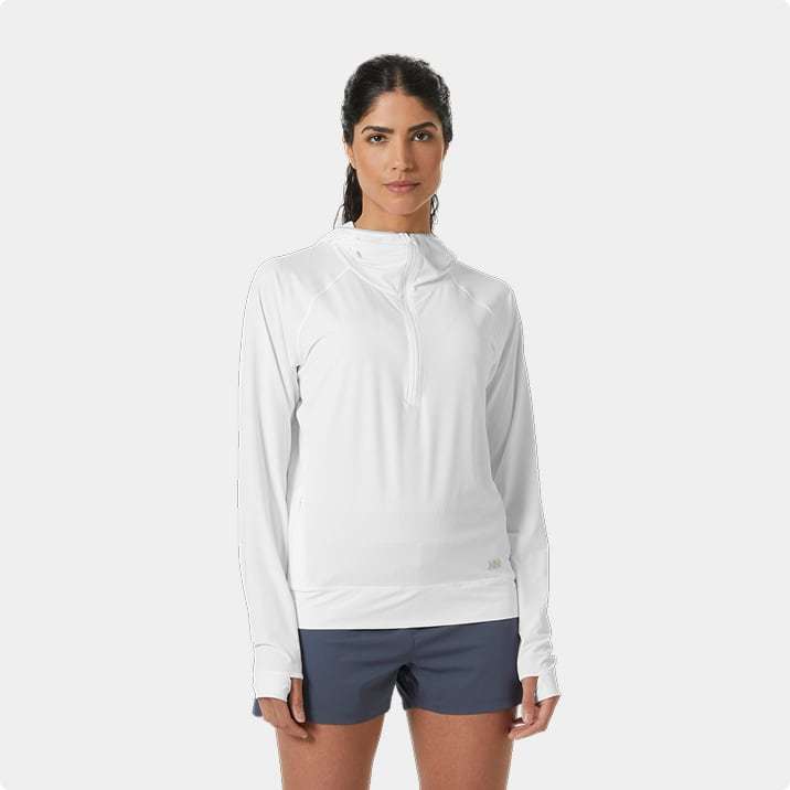Women's Shine Solen Half-Zip Sun Hoodie