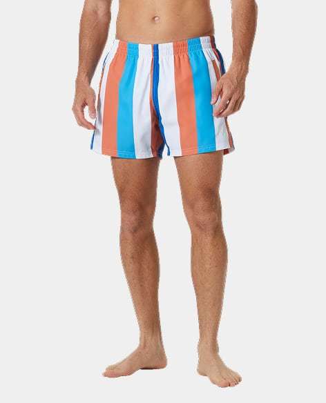 Man wearing Newport Swim Trunks