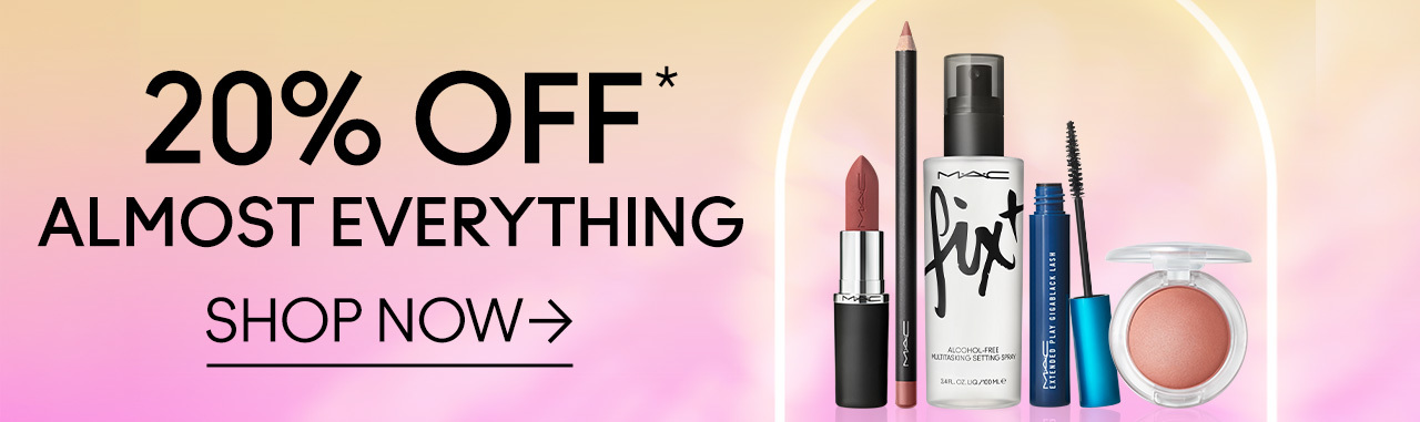 20% OFF ALMOST EVERYTHING