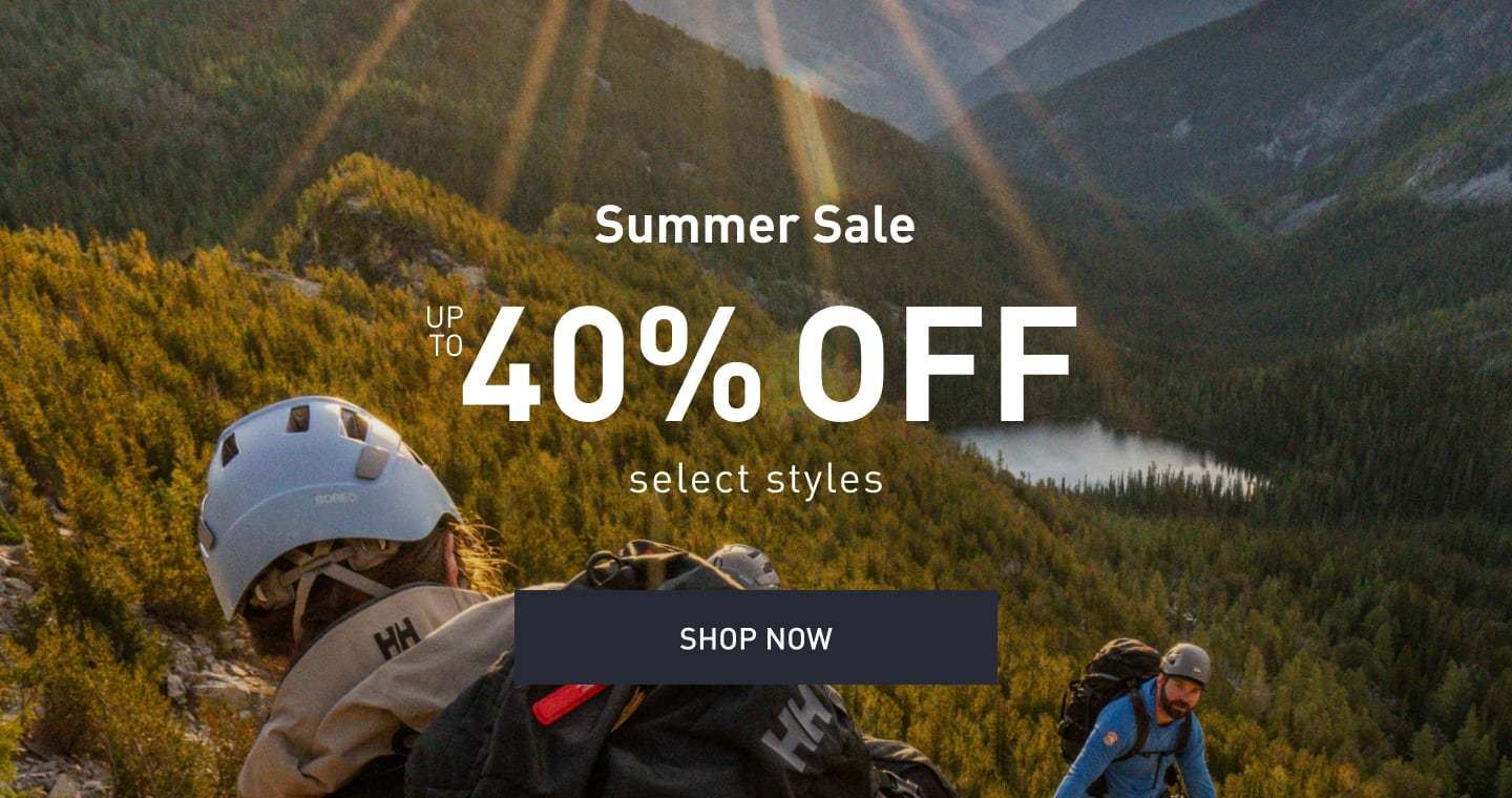 Summer Sale. UP TO 40% OFF select styles. SHOP NOW