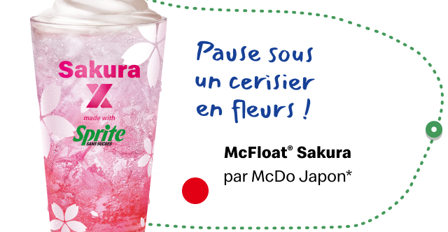 McFloat* Sakura par McDo Japon*