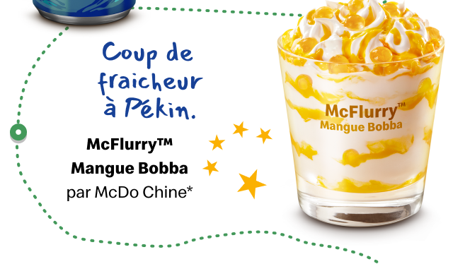 McFlurry Mangue Bobba par McDo Chine*
