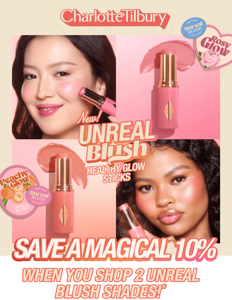 SAVE A MAGICAL 10% WHEN YOU SHOP 2 UNREAL BLUSH SHADES!