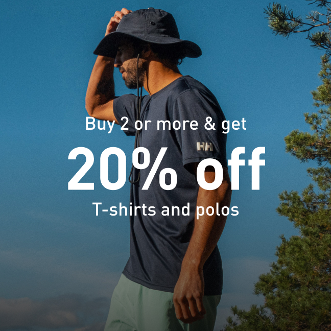 Polos & T-shirts. Get 20% off when you buy 2 or more