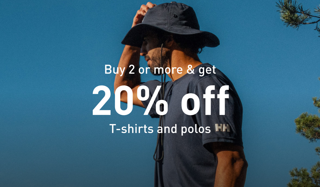 Polos & T-shirts. Get 20% off when you buy 2 or more