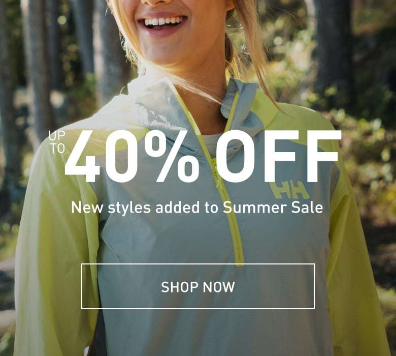 Up to 40% off, new styles added to summer sale