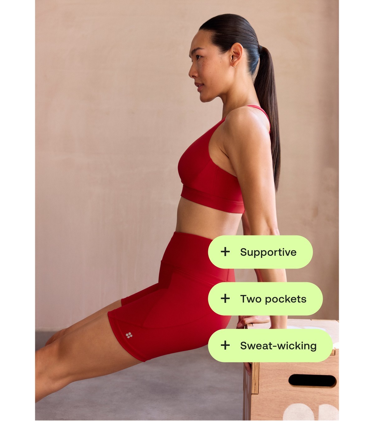 New Power Shorts | Pepper Red