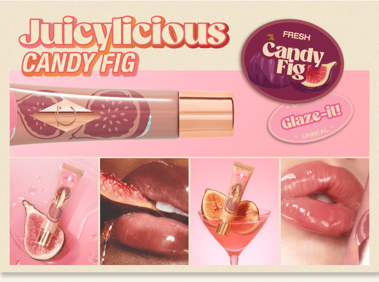 UNREAL LIPS HEALTHY GLOW NECTAR OIL CANDY FIG