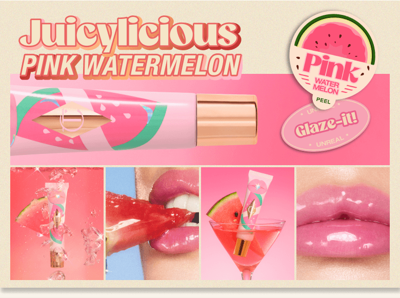UNREAL LIPS HEALTHY GLOW NECTAR OIL PINK WATERMELON