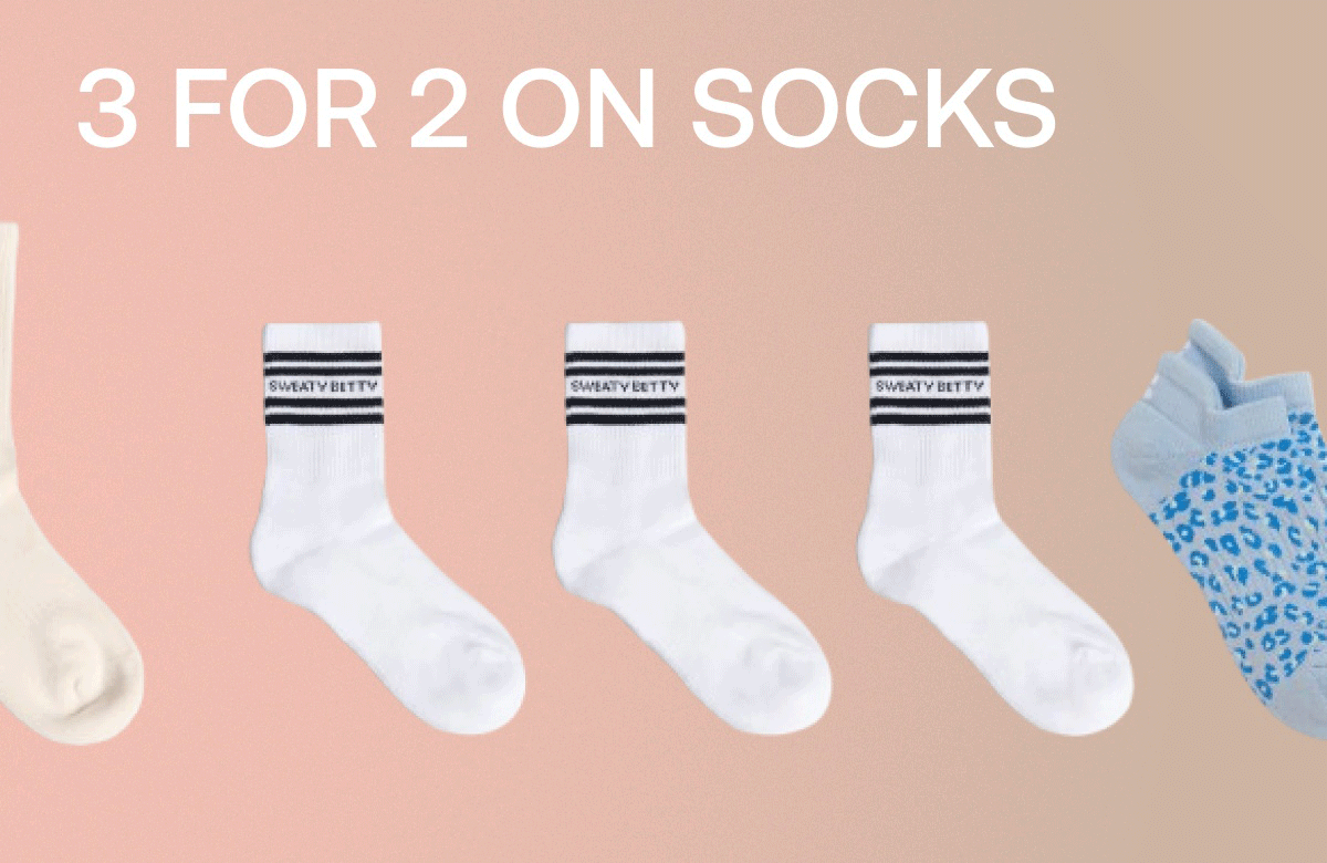 3 for 2 on socks: mix and match on every style