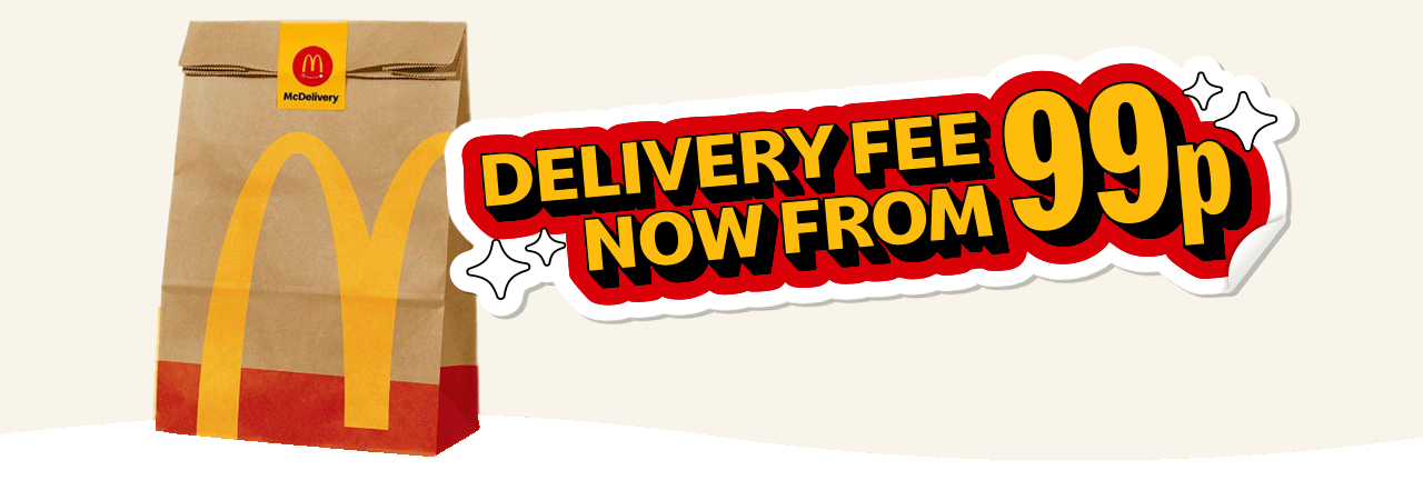 Delivery fee now from 99p
