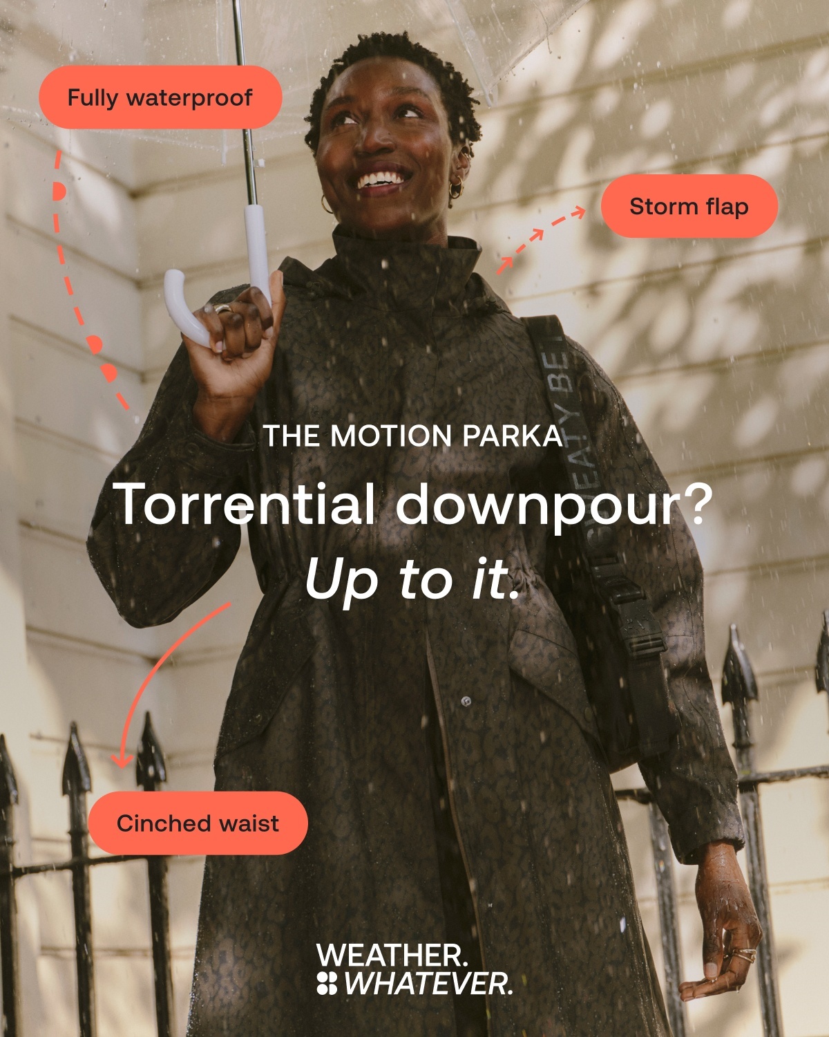 The Motion Parka | Torrential downpour? Up to it. | Weather. Whatever.