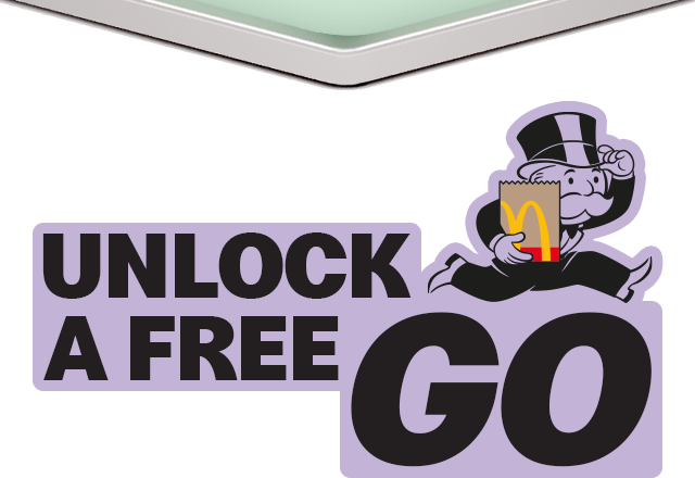 Bold black text reads UNLOCK A FREE GO