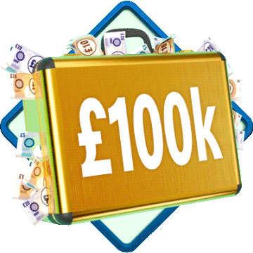 3 x £100k cash prizes