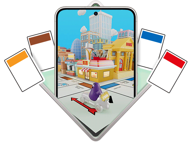 Styalised Monopoly property cards