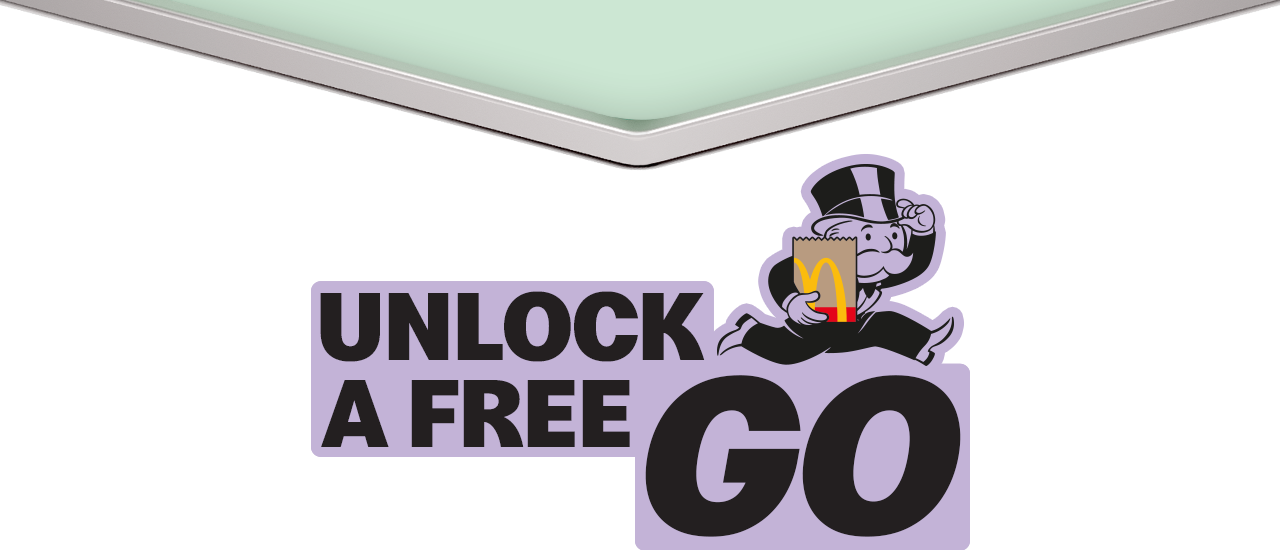 Bold black text reads UNLOCK A FREE GO