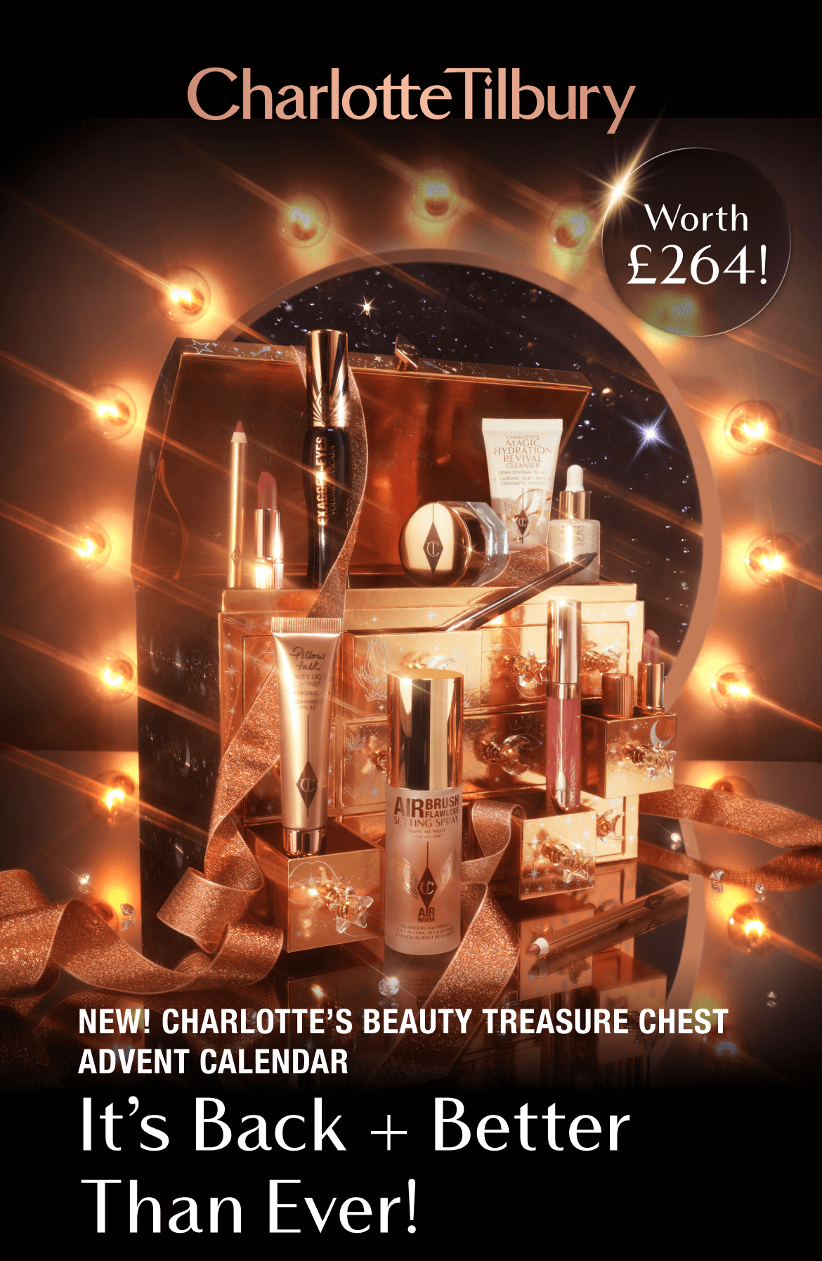 NEW! CHARLOTTE'S BEAUTY TREASURE CHEST ADVENT CALENDAR!
