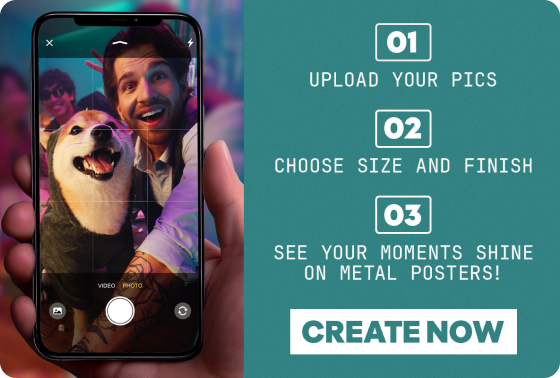DIsplate Metal Posters