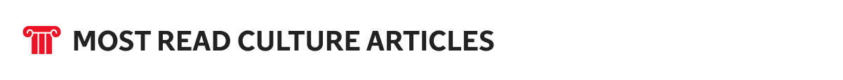 Most read culture articles