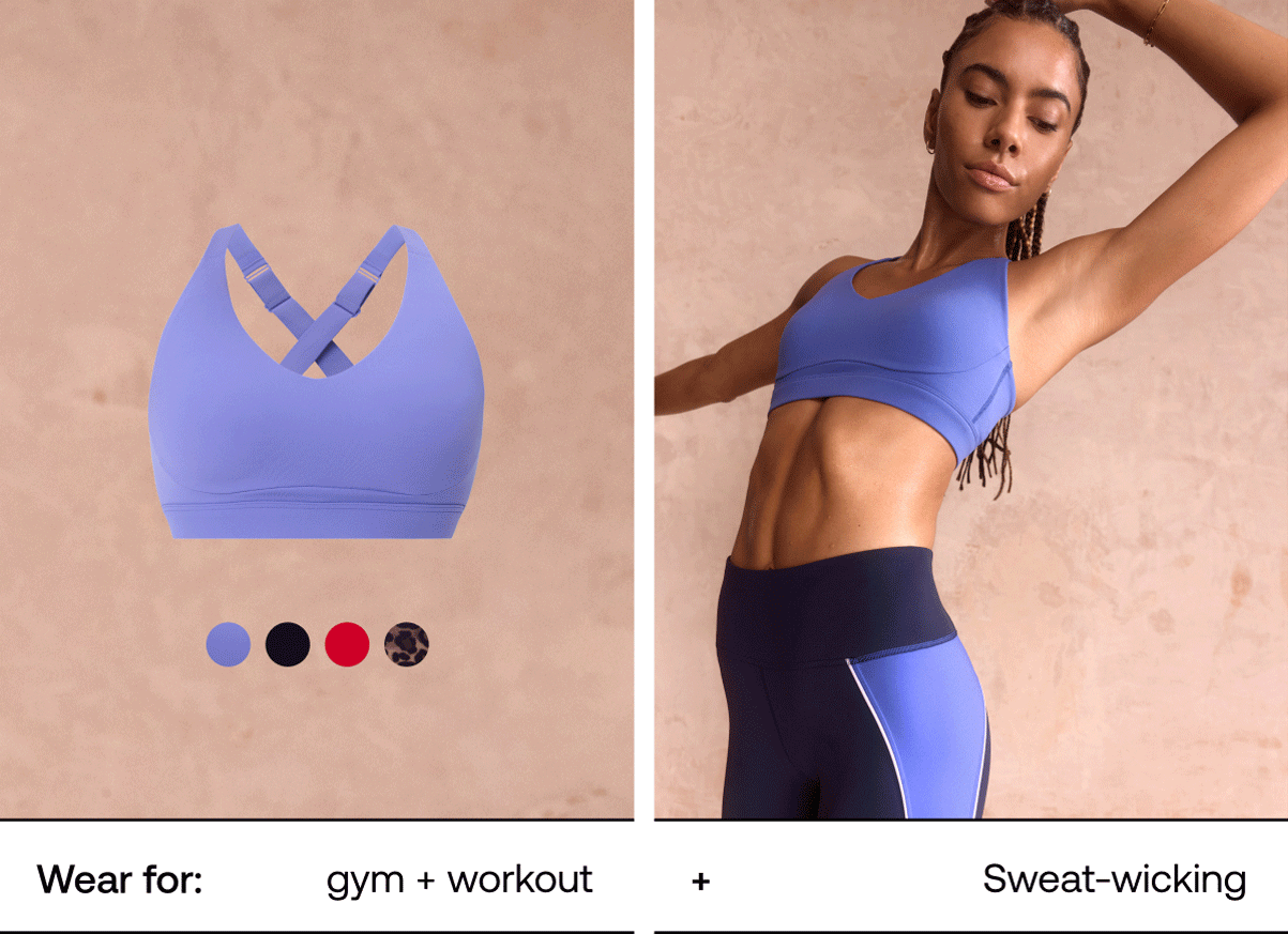 Wear for: gym + workout