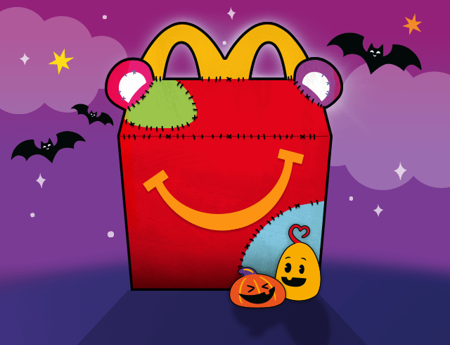 Spooky cartoon Happy Meal