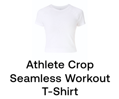 Athlete Crop Seamless Workout T-Shirt