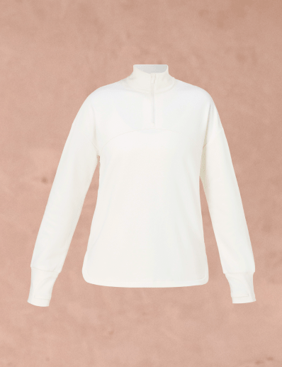Ultimate Studio Yoga Midlayer Lily White
