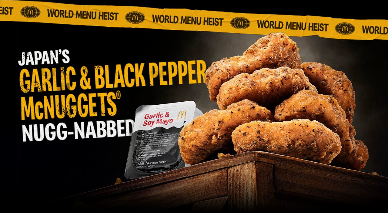 Japan's Garlic & black pepper McNuggets® nugg-nabbed