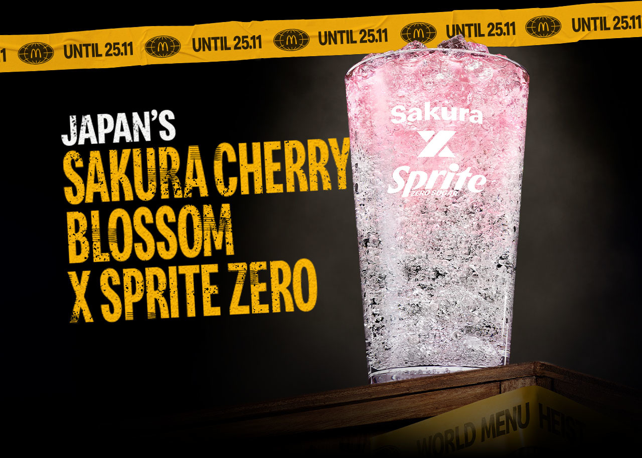 Japan's Sakura cherry blossom X Sprite Zero