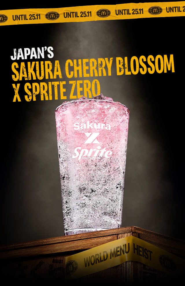 Japan's Sakura cherry blossom X Sprite Zero