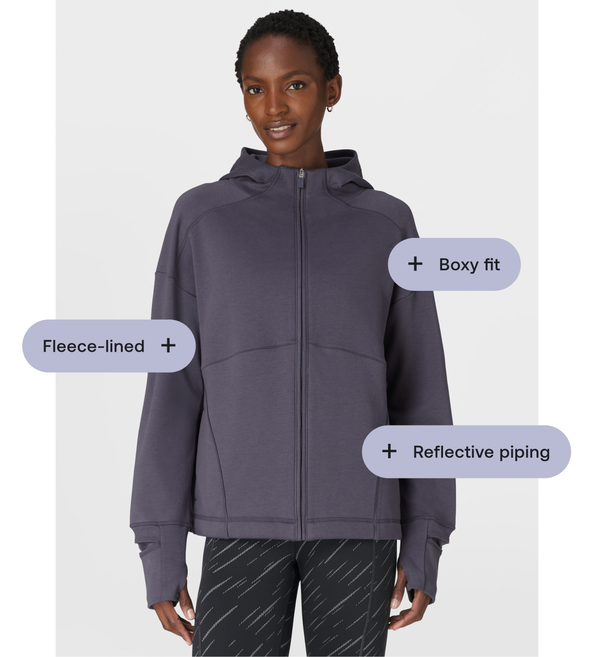 Tempo Train Zip Up Hoodie