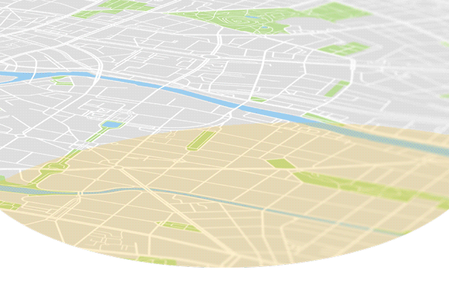 Delivery on a map, bold text reads, APPROACHING, PREPARING, COLLECT!