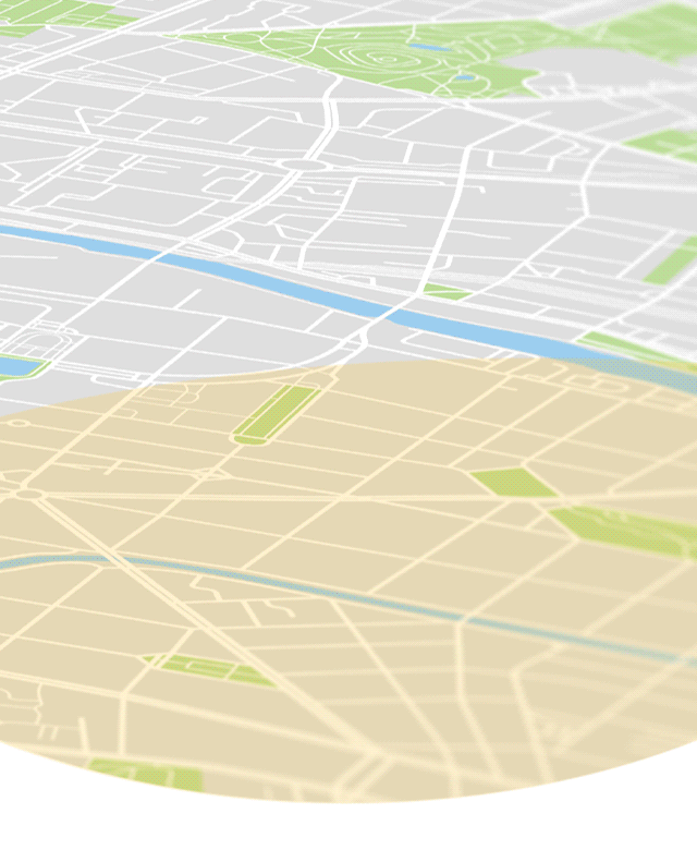 Delivery on a map, bold text reads, APPROACHING, PREPARING, COLLECT!