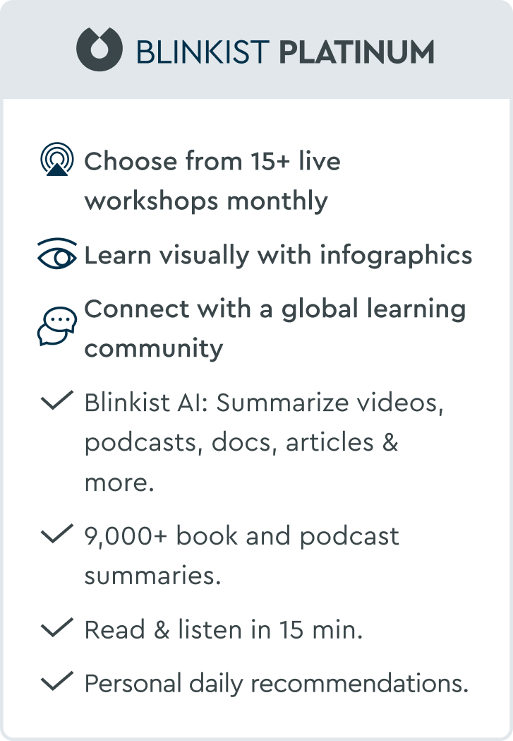 Blinkist Platinum