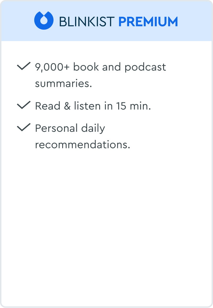 Blinkist Premium