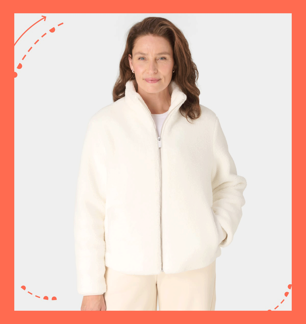 THE NAVIGATE SHERPA ZIP UP JACKET
